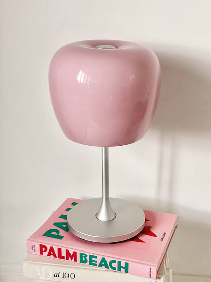 Baby pink space age lamp