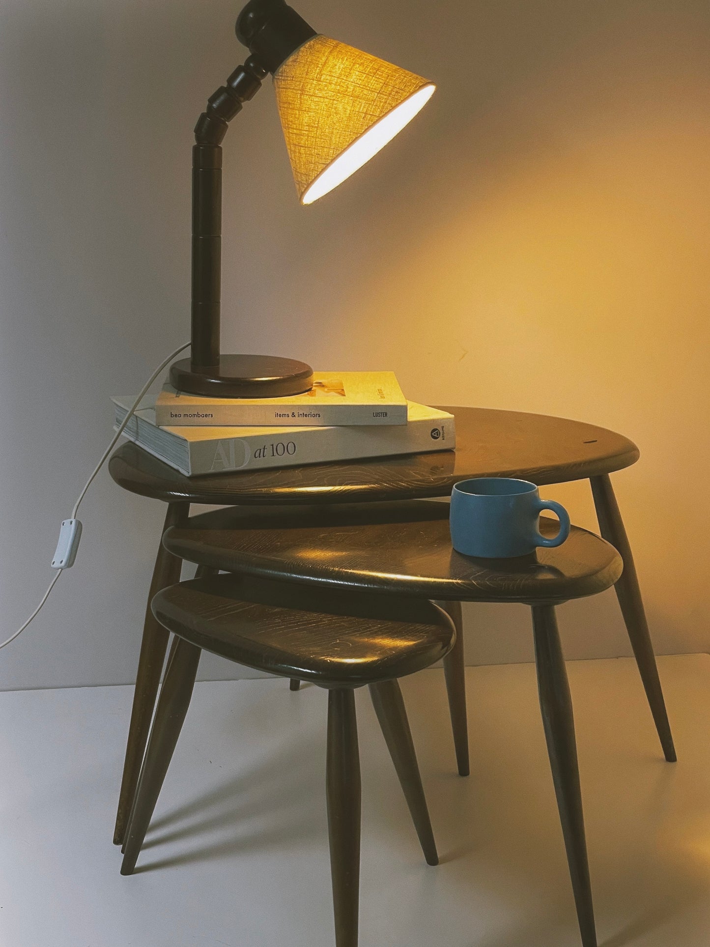 ERCOL pebble nesting tables