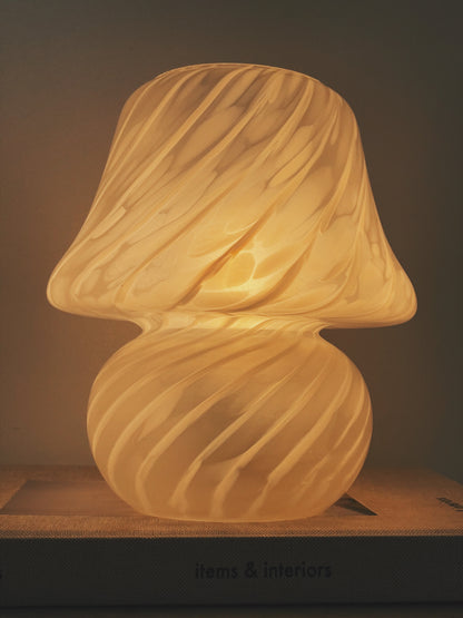 Swirl mushroom lamp