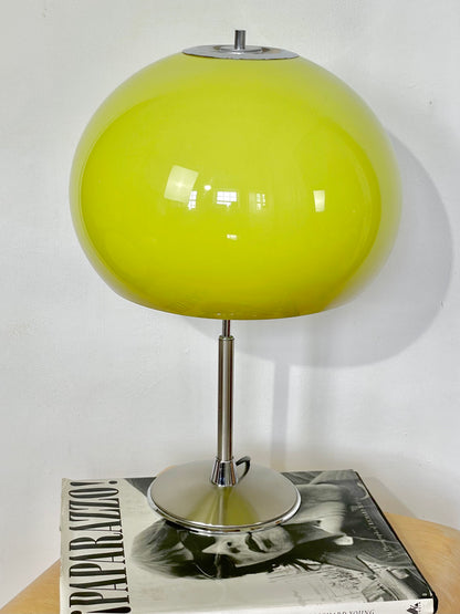 Yellow/ lime Guzzini style lamp