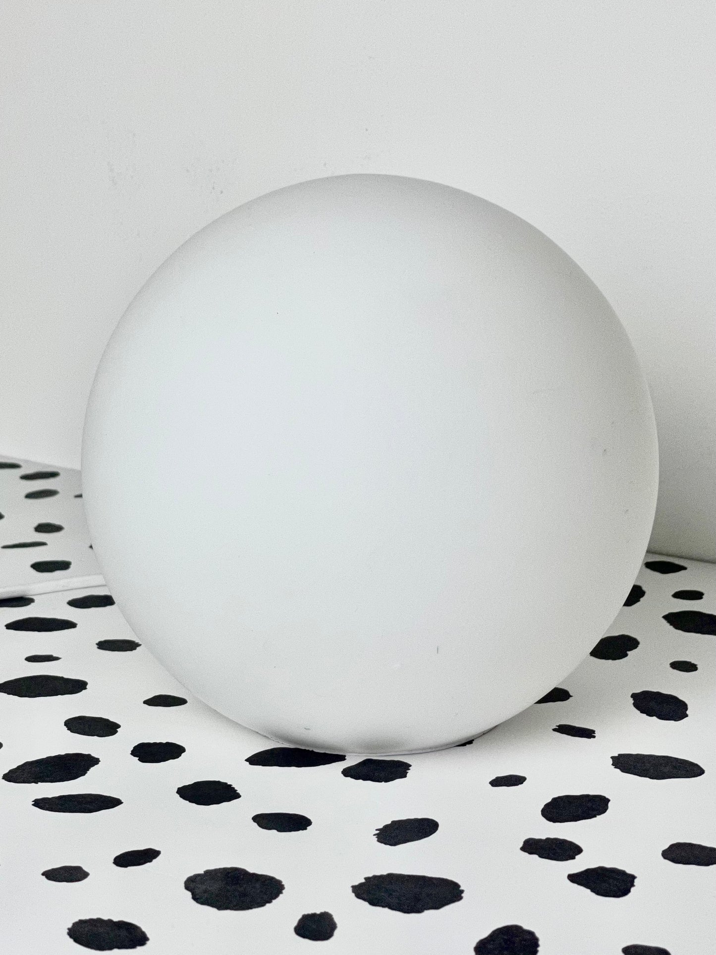 Round glass ball lamp