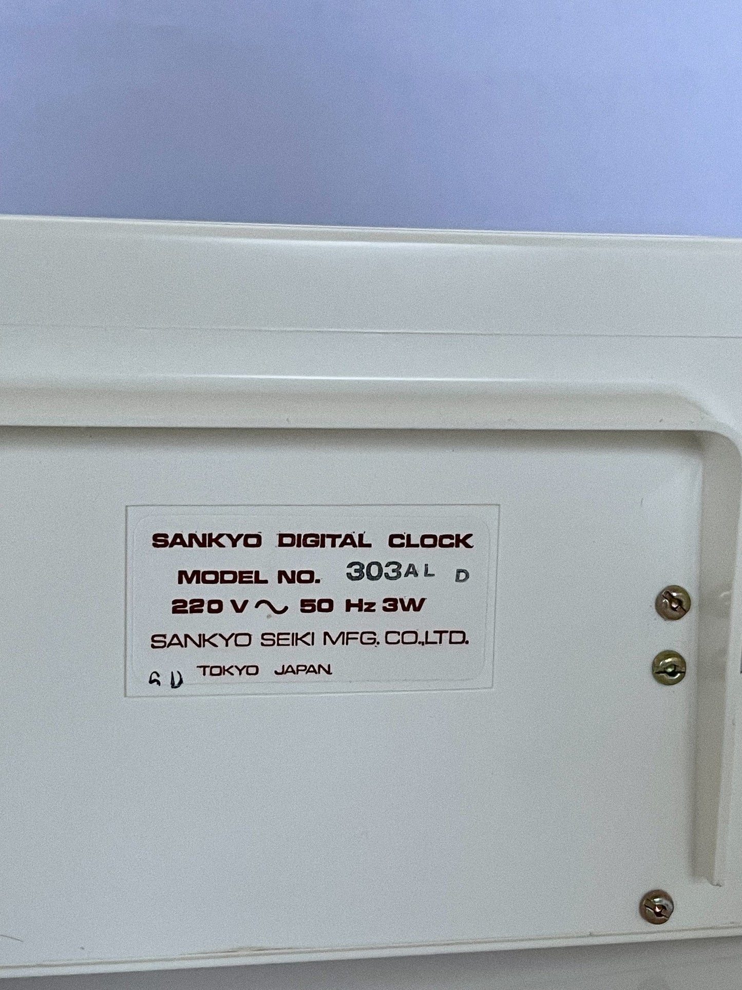 Sankyo 303AL roll clock