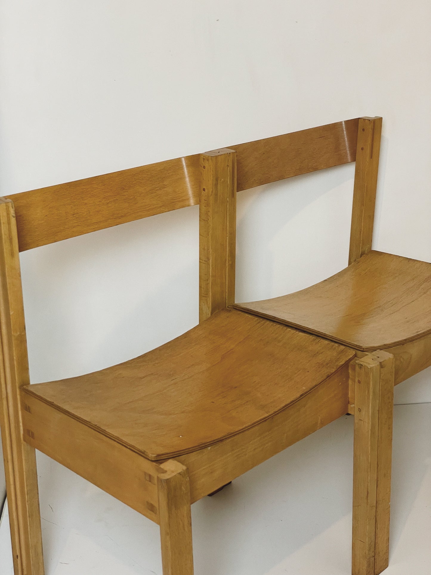 Interlocking jigsaw chairs