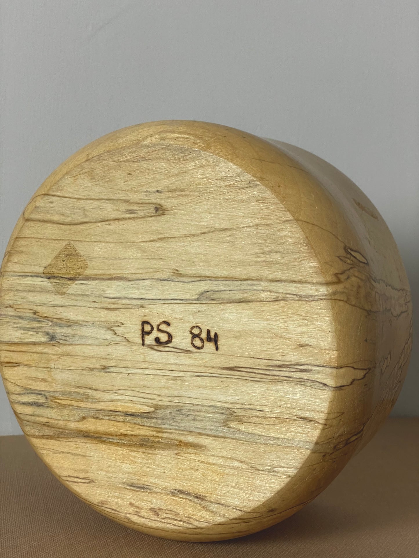 Splated beech wooden bowl