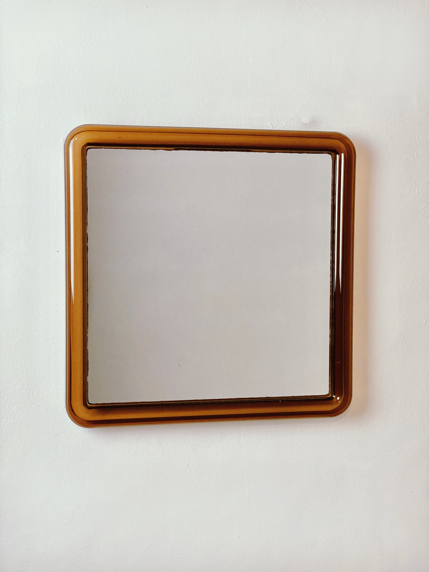 70’s curved square mirror