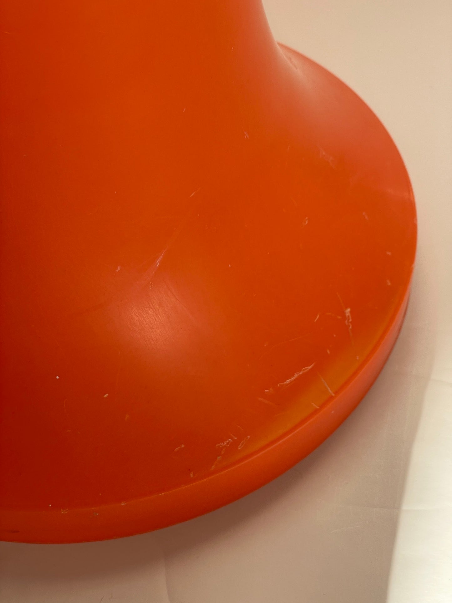 70’s retro orange tam tam stool