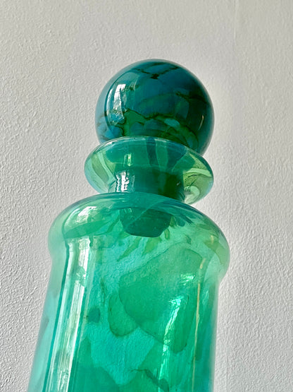 Mdina ocean pattern glass decanter