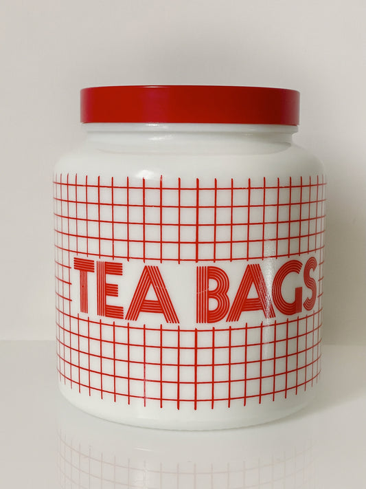 Belgium 80’s gridded tea canister