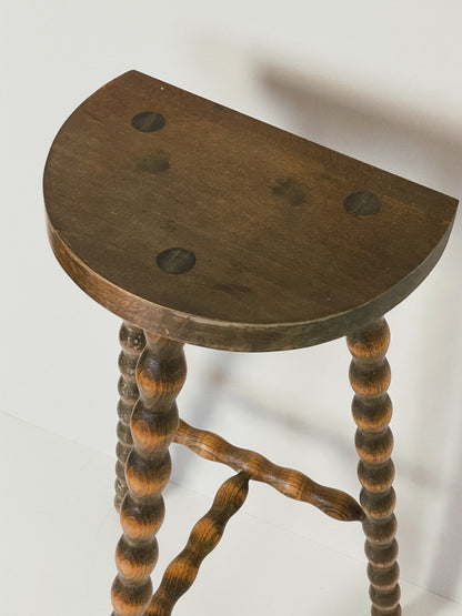 Large French bobbin stool