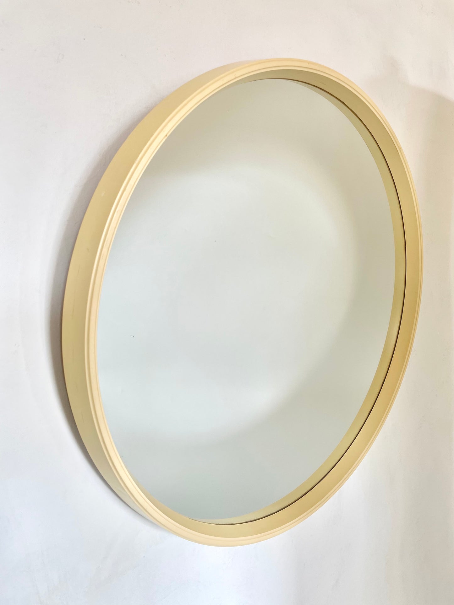 Large cream 60’s mirror