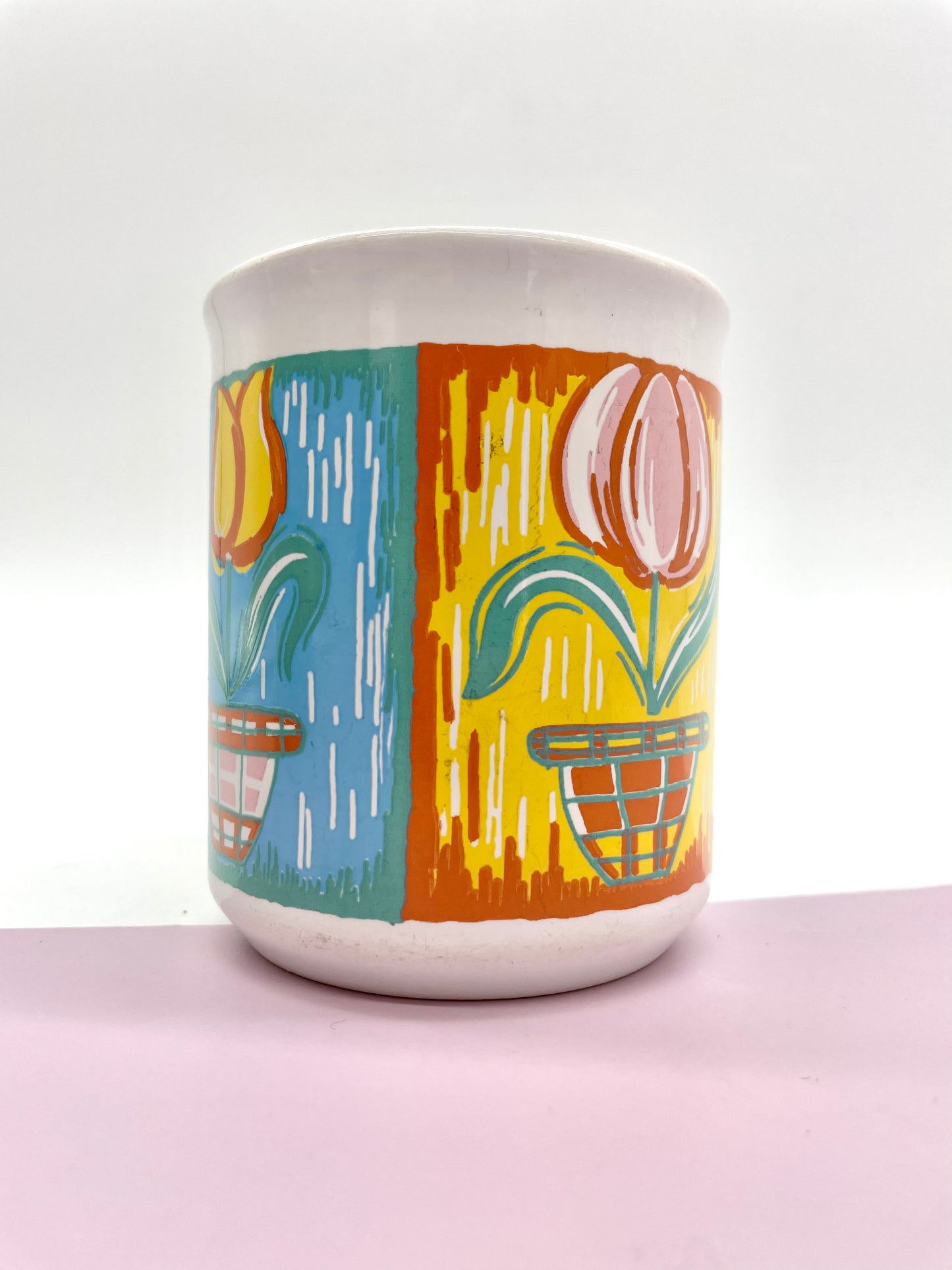 Vintage multicoloured mug