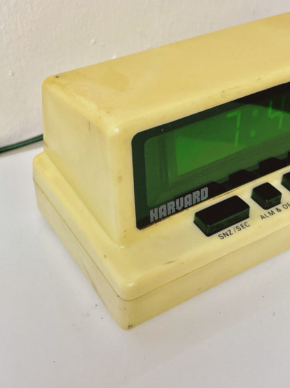 Retro Harvard solid state digital clock