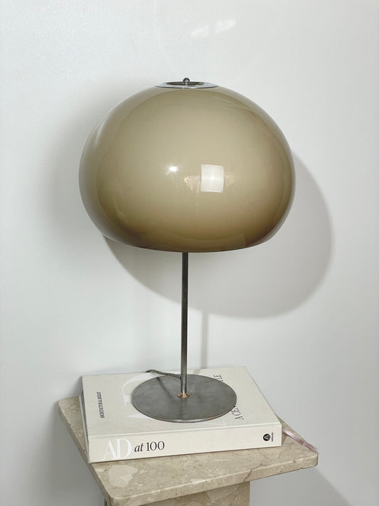 Large taupe Guzzini style lamp