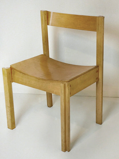 Interlocking jigsaw chairs