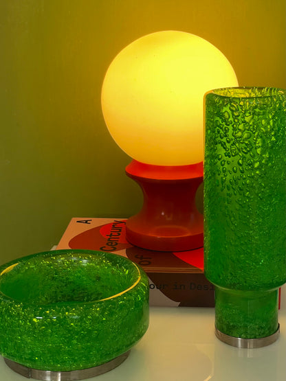 Neon green USSR resin bowl