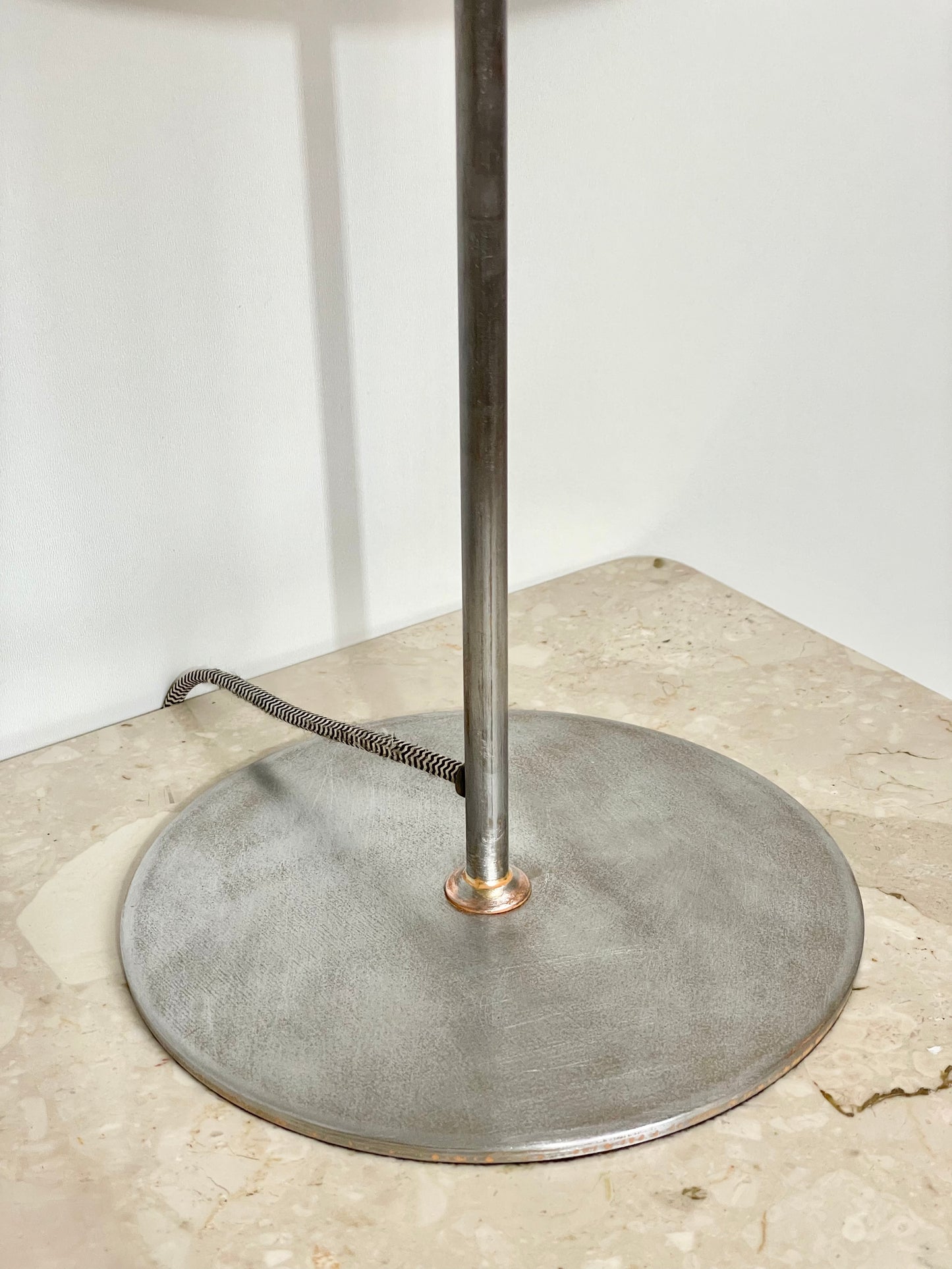 Large taupe Guzzini style lamp