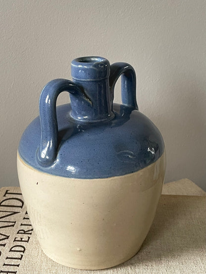 Two handled stoneware vase