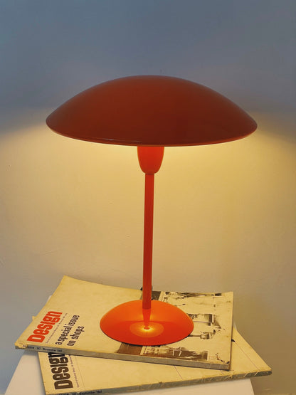 Orange Italian mushroom lamp