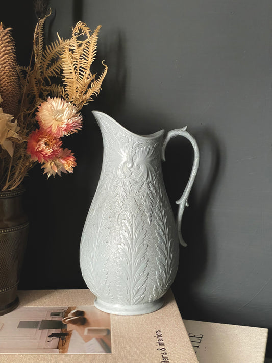 Portmeirion Parian Porcelain pale blue jug