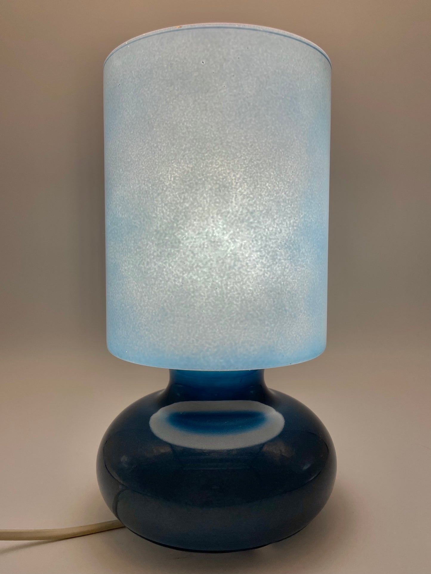 Teal blue mushroom Lykta lamp