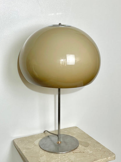 Large taupe Guzzini style lamp