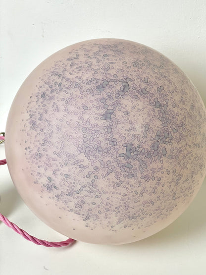 XL pink and purple ceiling globe