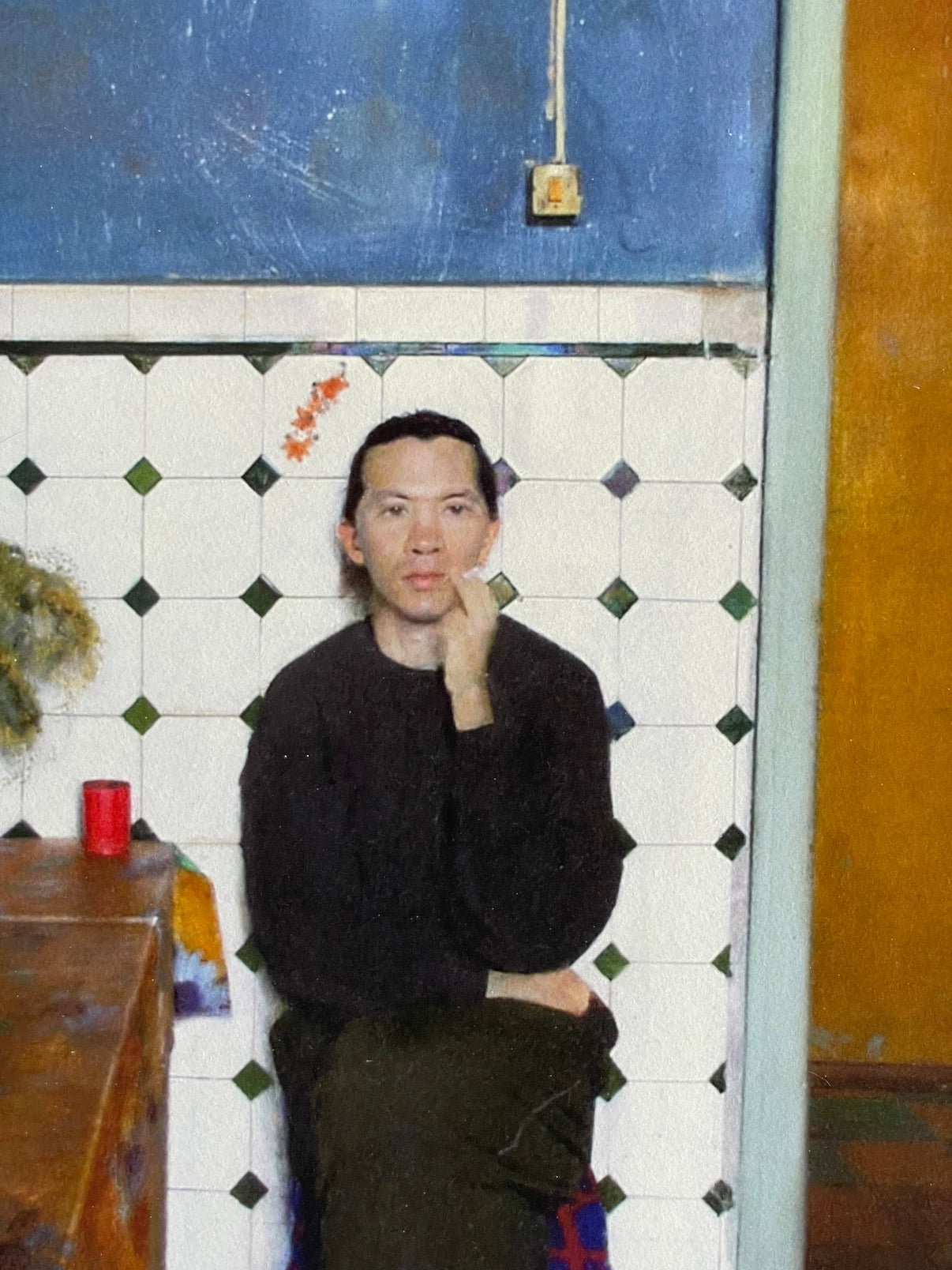 Close-up detail from In the kitchen by Denis Ichitovkin
