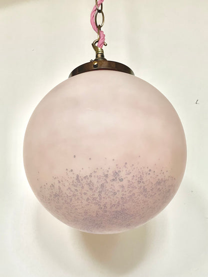 XL pink and purple ceiling globe