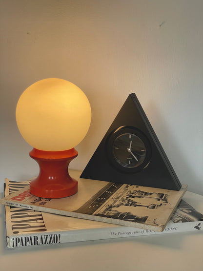 German space age globe lamp