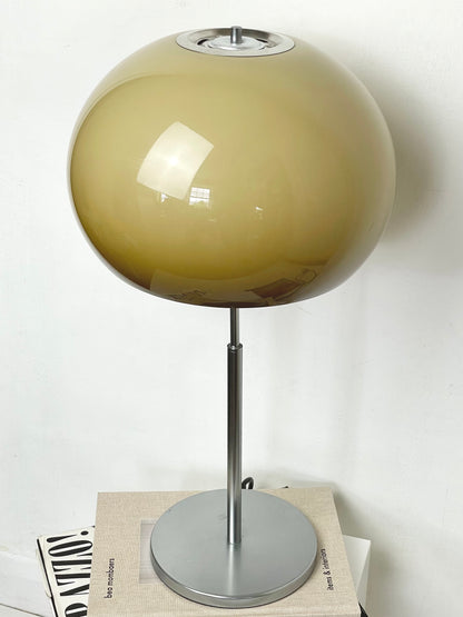 Tall brown guzzini style lamp