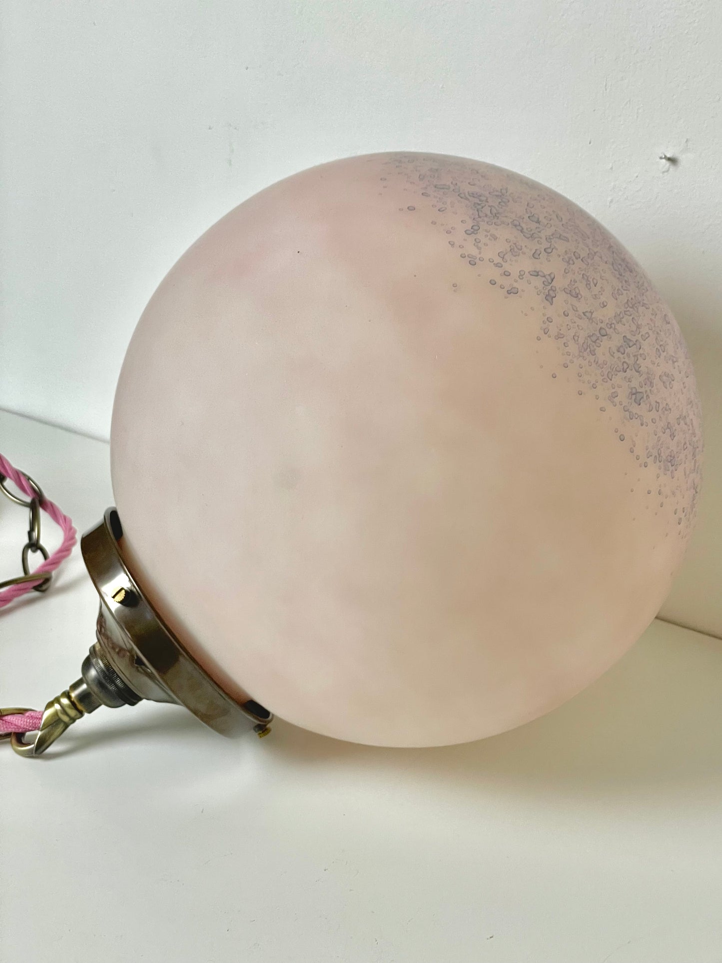 XL pink and purple ceiling globe