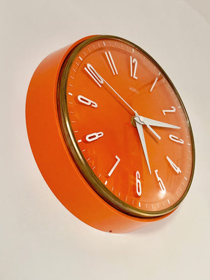 Orange Metamec clock