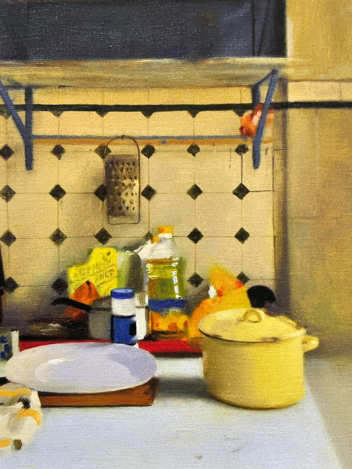 Close-up detail from Nothing happens by Denis Ichitovkin