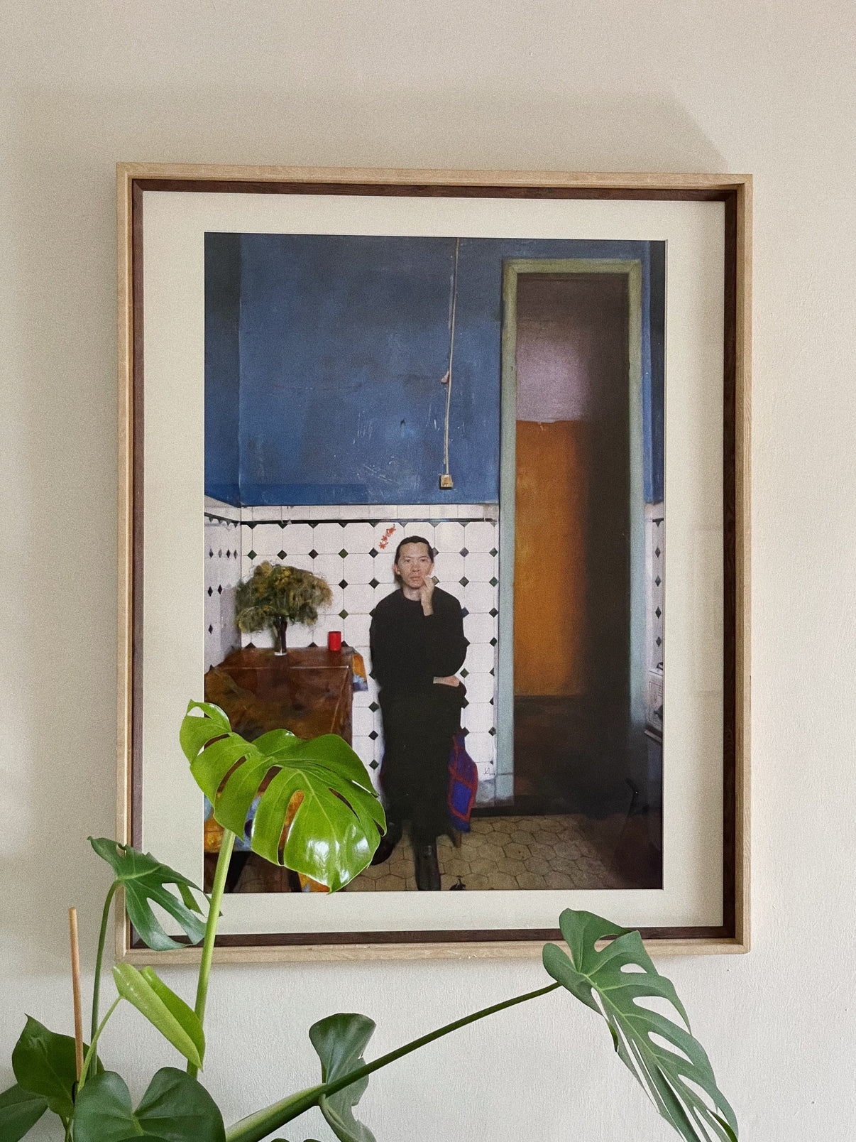 Framed In the kitchen print by Denis Ichitovkin