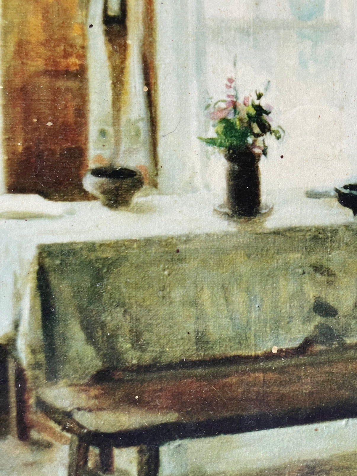 Close-up detail from Red corner by Denis Ichitovkin