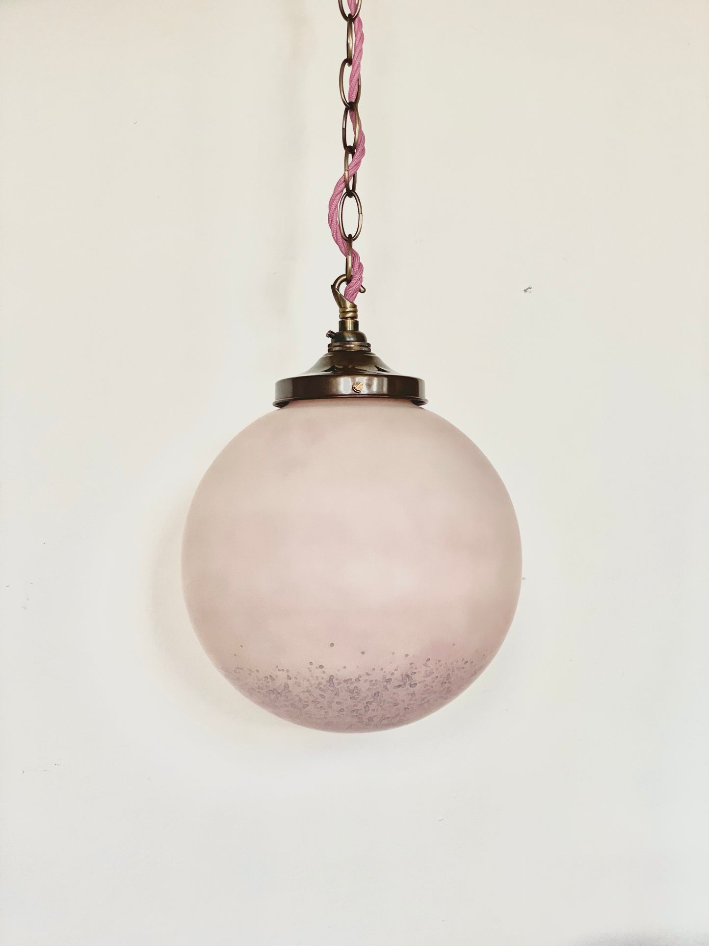 XL pink and purple ceiling globe