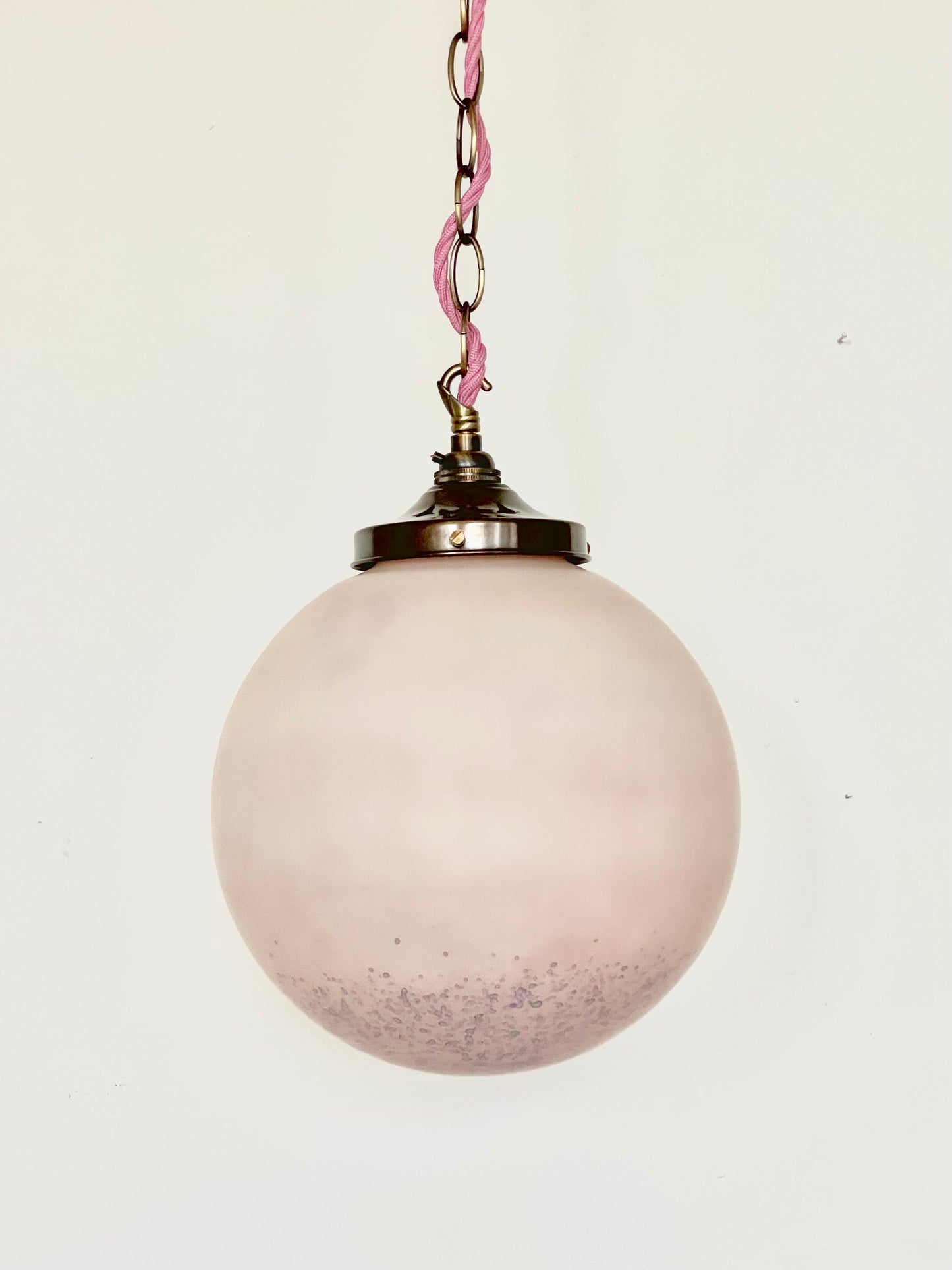 XL pink and purple ceiling globe