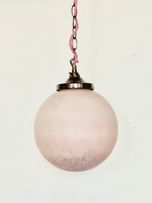 XL pink and purple ceiling globe