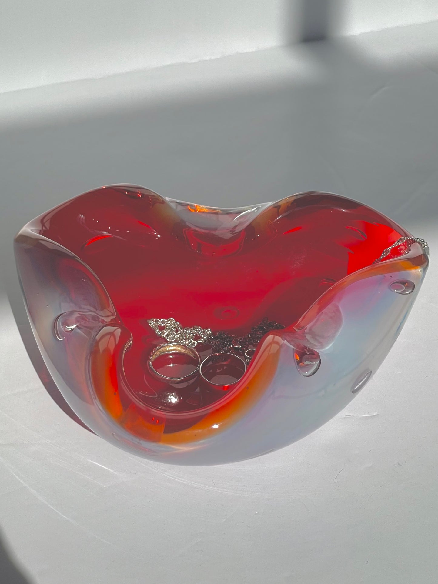 Murano sommerso archimede dish