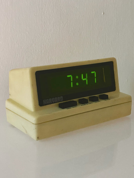 Retro Harvard solid state digital clock