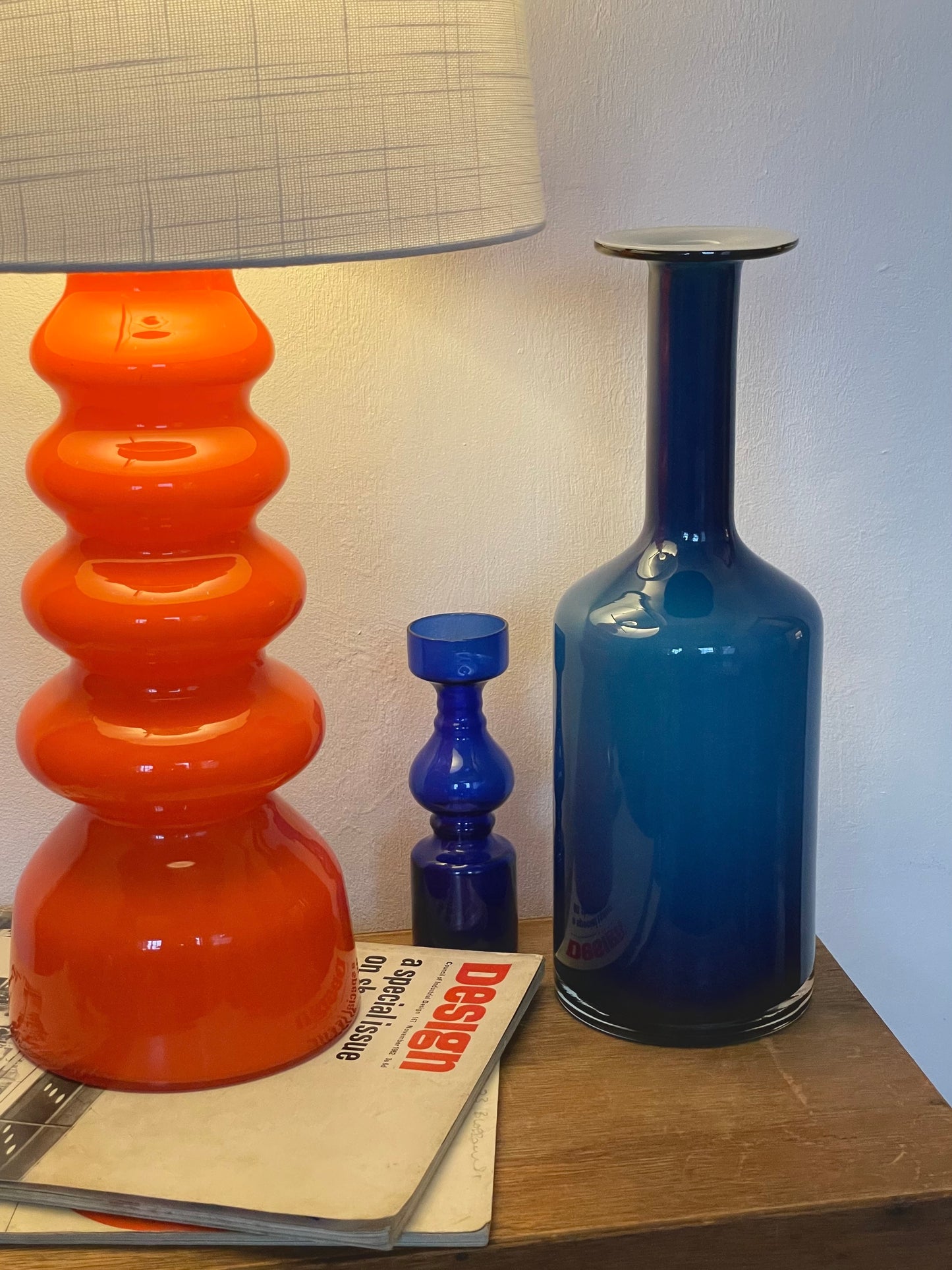 Gert Nyström glass hyllinge lamp