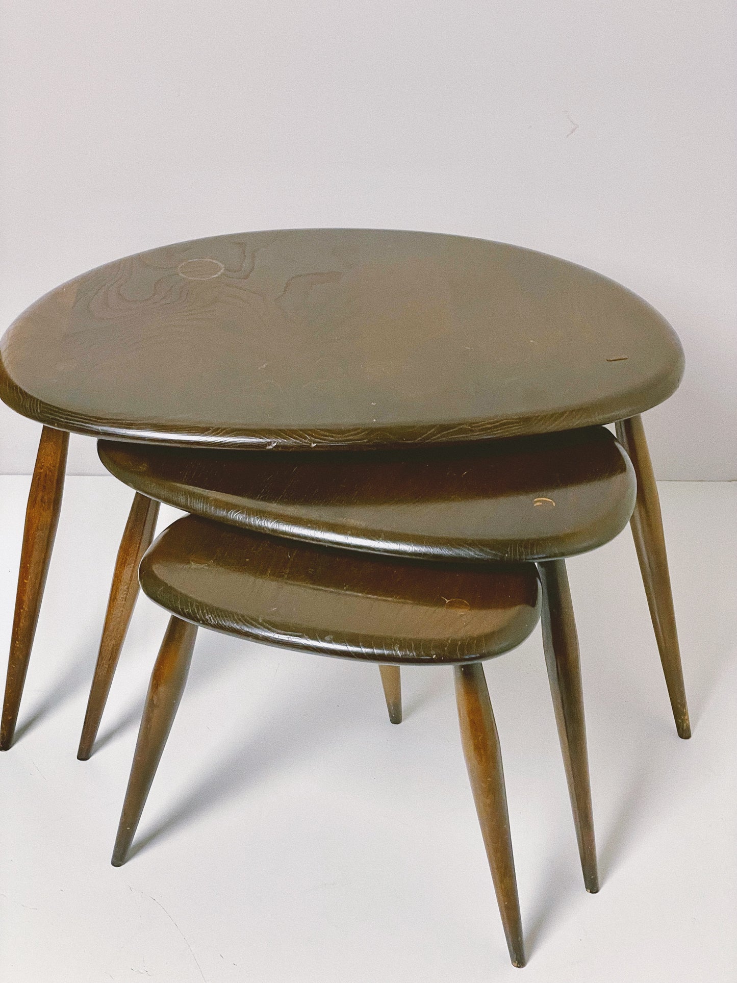 ERCOL pebble nesting tables