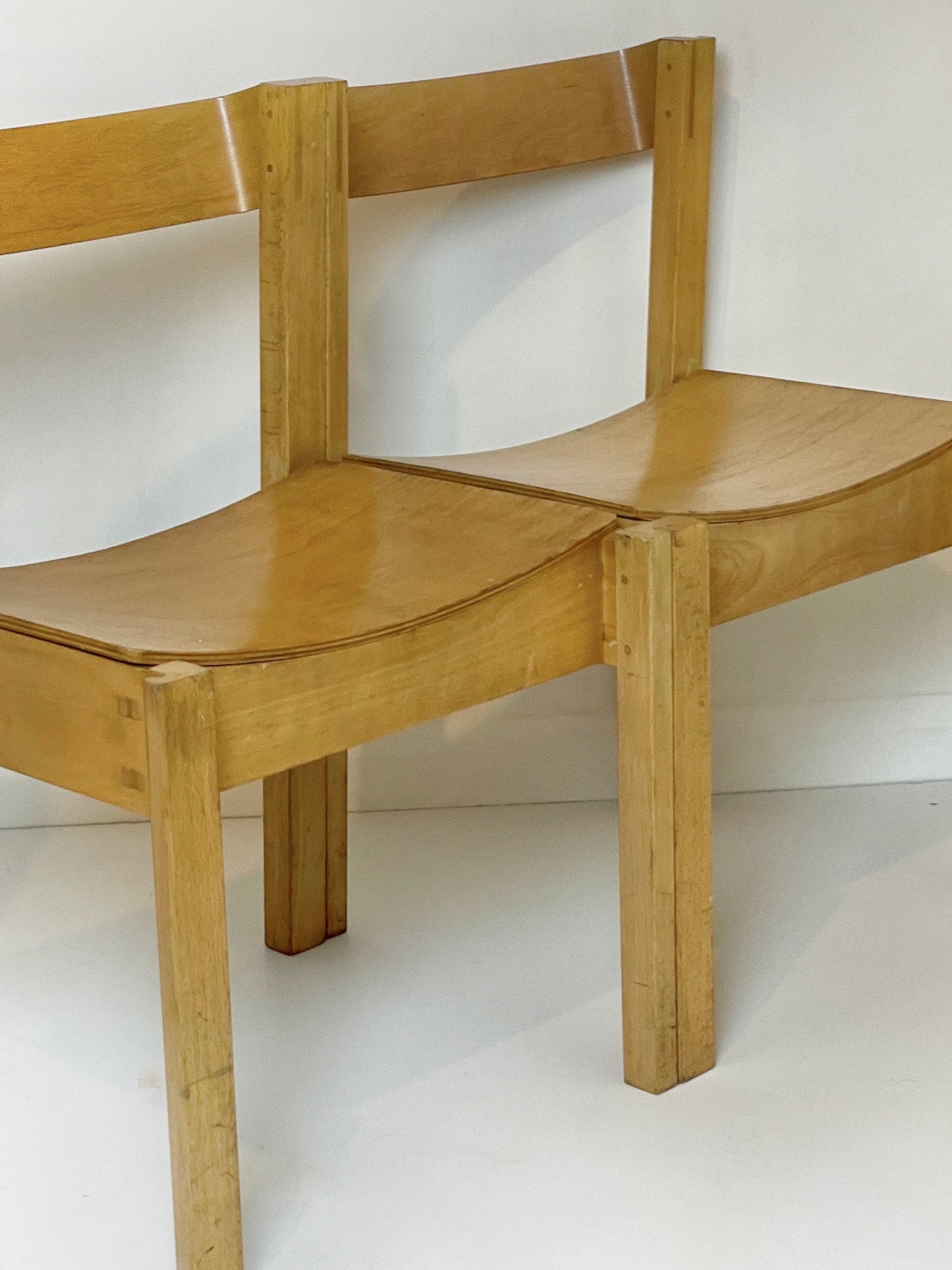 Interlocking jigsaw chairs