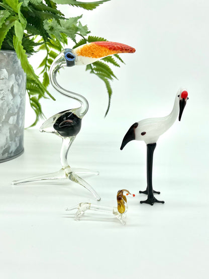 Murano glass toucan