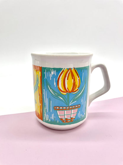 Vintage multicoloured mug