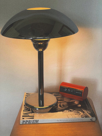 Chrome space age lamp