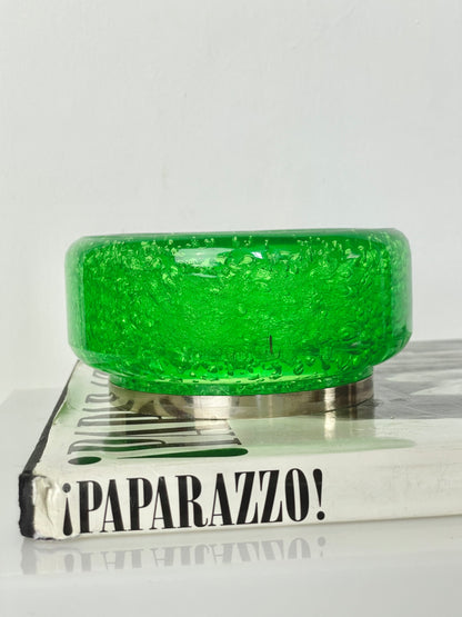 Neon green USSR resin bowl