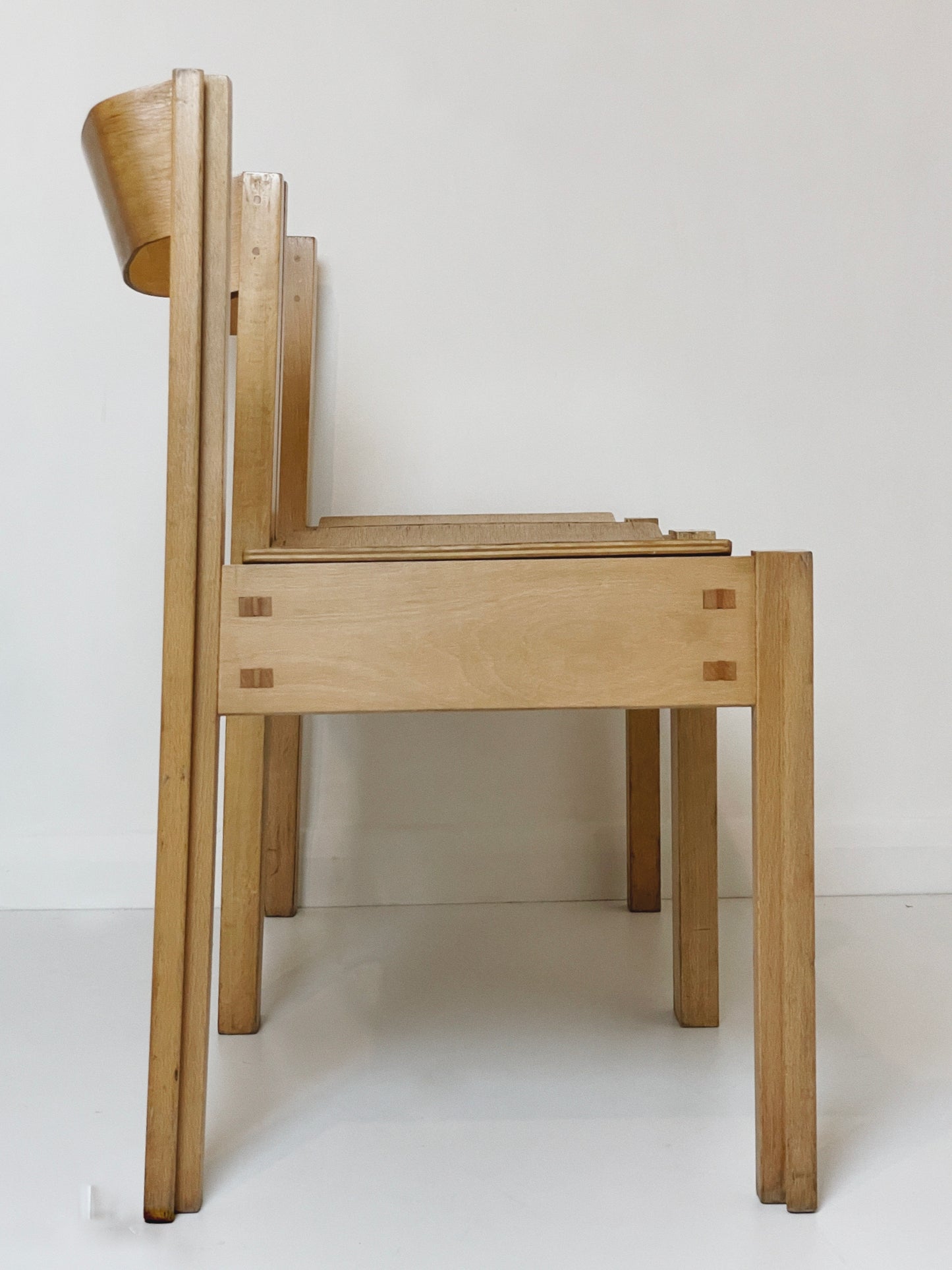 Interlocking jigsaw chairs