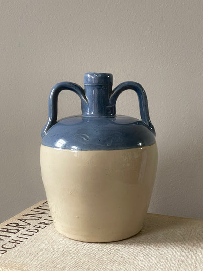 Two handled stoneware vase